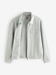 Grey Dogtooth Jersey Shacket - Image 7 of 9