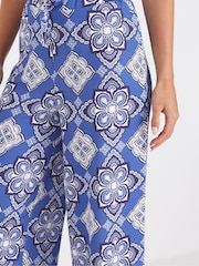 PixieGirl Petite Blue Wide Leg Trousers - Image 4 of 5