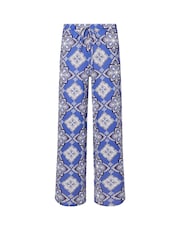 PixieGirl Petite Blue Wide Leg Trousers - Image 5 of 5