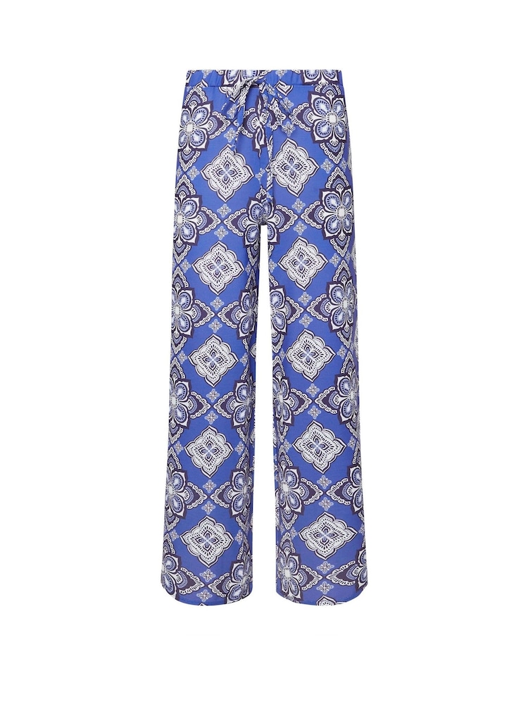 PixieGirl Petite Blue Wide Leg Trousers - Image 5 of 5