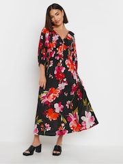 PixieGirl Petite Floral Tea Midi Dress - Изображение 1 из 4