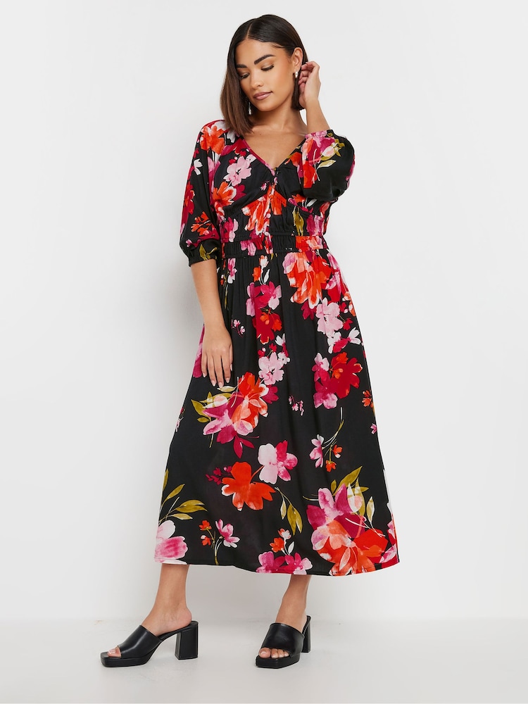 PixieGirl Petite Floral Tea Midi Dress - Изображение 2 из 4