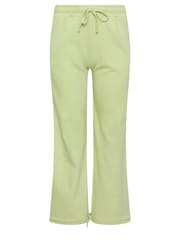 PixieGirl Petite Green Wide Leg Hem Detail Joggers - Image 6 of 6