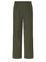 PixieGirl Petite Green Side Stripe Contrast Wide Leg Trousers - Image 5 of 5