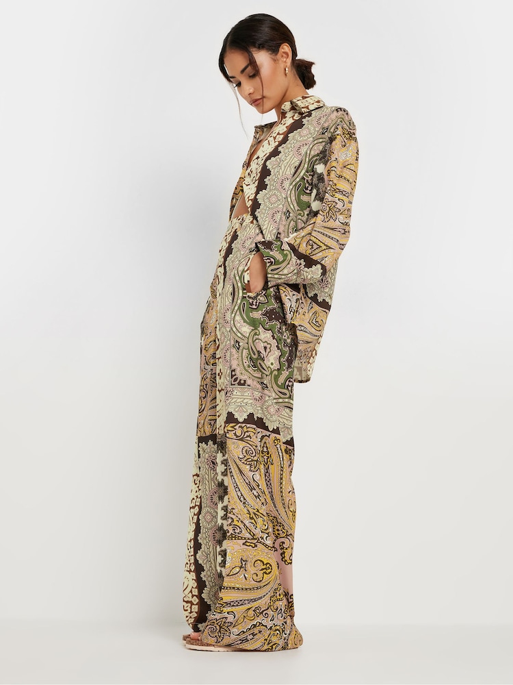 PixieGirl Petite Boho Patchwork Long Sleeve Shirt - Image 5 of 5