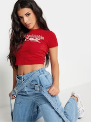 Красный - PixieGirl Petite Athletics T-Shirt - Image 1 of 5