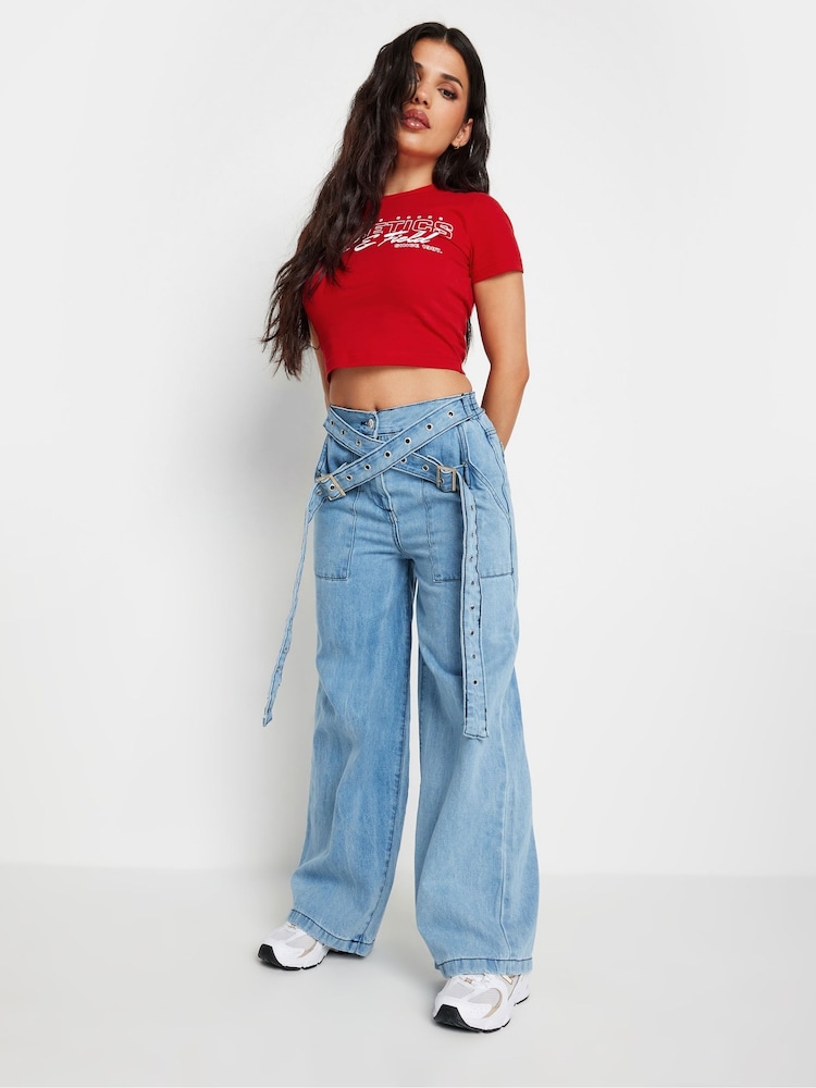 Красный - PixieGirl Petite Athletics T-Shirt - Image 2 of 5