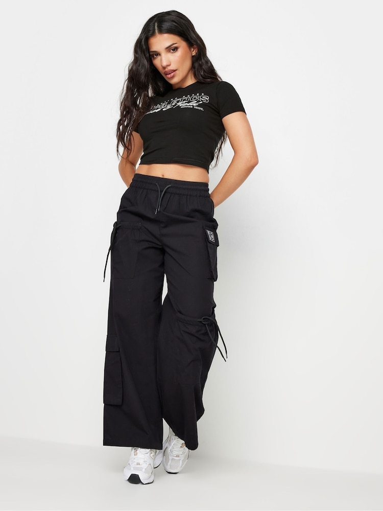 Черный - PixieGirl Petite Athletics T-Shirt - Image 2 of 5