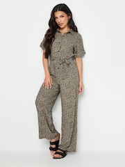 PixieGirl Petite Animal Print Short Sleeve Jumpsuit - Imagen 3 de 5