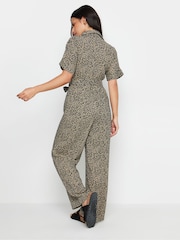 PixieGirl Petite Animal Print Short Sleeve Jumpsuit - Imagen 4 de 5