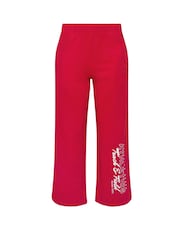 PixieGirl Petite Red Athletics Wide Leg Joggers - Image 5 of 5