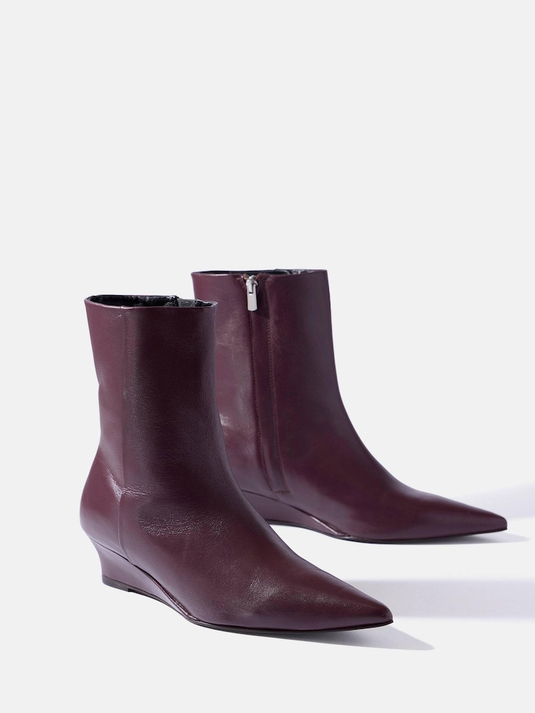 Mint Velvet Red Kailey Ankle Boots - Image 1 of 4