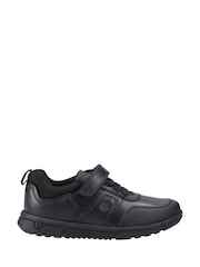 Hush Puppies Black Sutton Bungee Junior School Shoes - Image 1 of 4