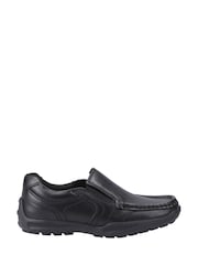 Hush Puppies Black Morgan Slip On Junior School Shoes - Image 1 of 4