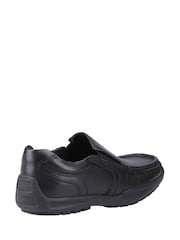 Hush Puppies Black Morgan Slip On Junior School Shoes - Image 2 of 4