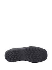 Hush Puppies Black Morgan Slip On Junior School Shoes - Image 4 of 4