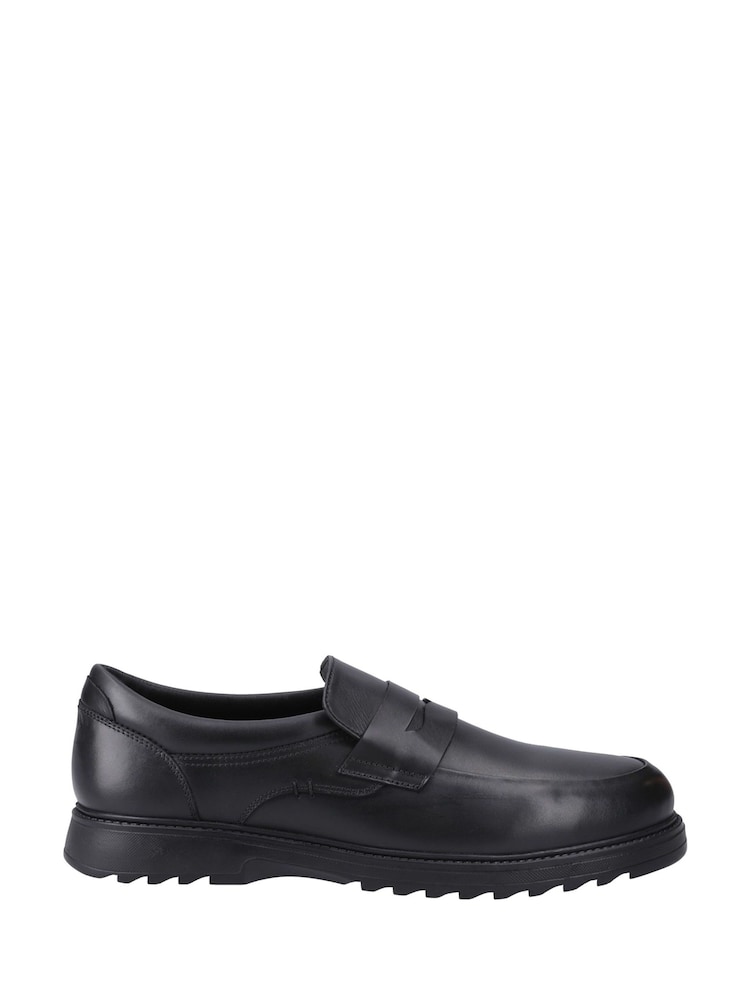 Hush Puppies Black Rocco Senior Loafers - Image 1 of 4