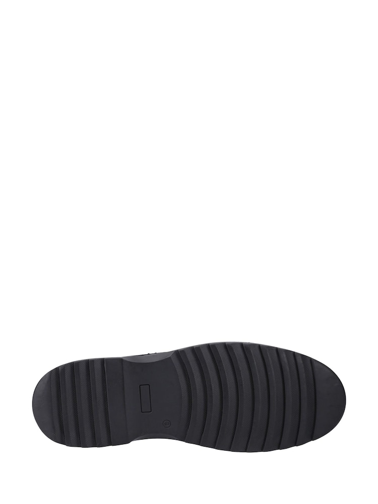 Hush Puppies Black Rocco Senior Loafers - Image 4 of 4