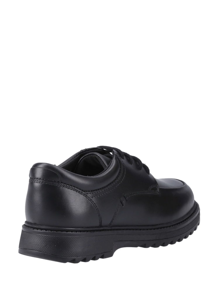 Hush Puppies Black Romeo Lace Up Junior School Shoes - Image 2 of 4 Hush Puppies Black Romeo Lace Up Junior School Shoes - Image 2 of 4