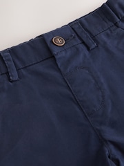 Navy Chino Shorts With Pockets - Image 3 of 4
