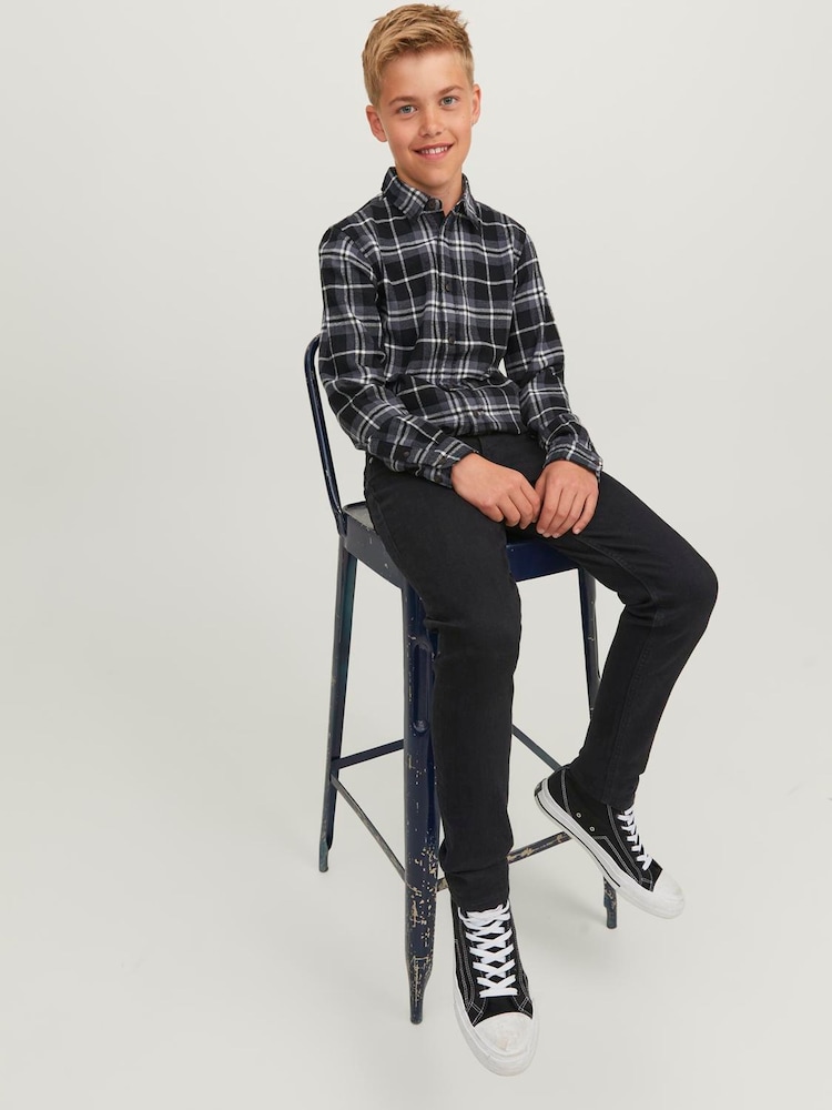 JACK & JONES Junior Glenn Slim Fit Jeans - Image 4 of 5