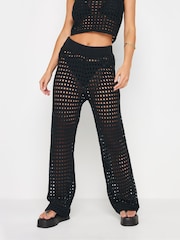 Zwart - PixieGirl Petite gehaakte broek - Image 2 of 5
