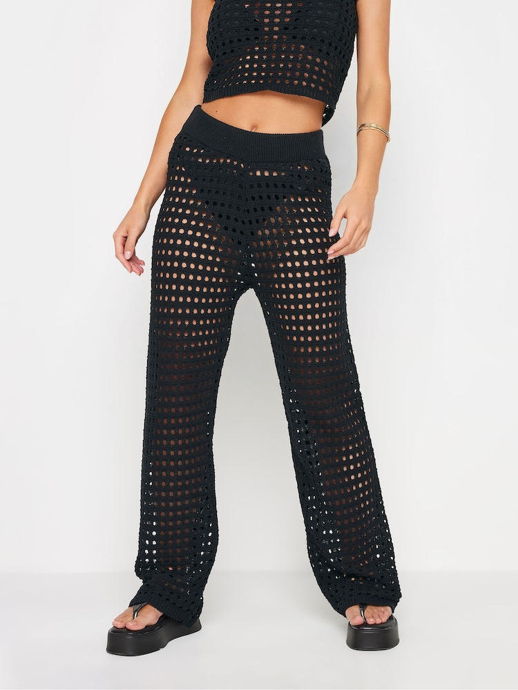 Zwart - PixieGirl Petite gehaakte broek - Image 2 of 5
