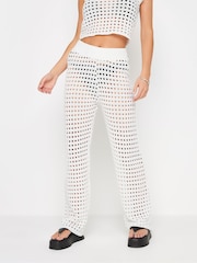 Wit - PixieGirl Petite gehaakte broek - Image 2 of 5