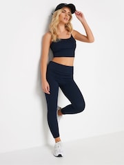 PixieGirl Petite Blue Fold Over Leggings - Image 1 of 5