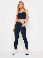 PixieGirl Petite Blue Fold Over Leggings - Image 2 of 5