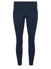 PixieGirl Petite Blue Fold Over Leggings - Image 5 of 5