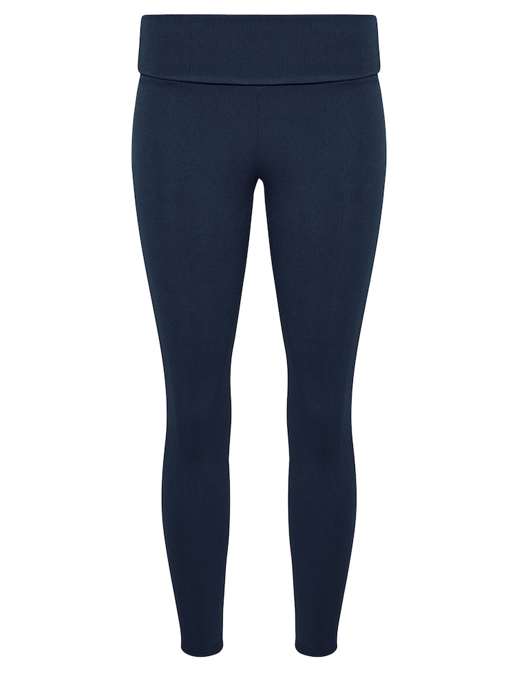 PixieGirl Petite Blue Fold Over Leggings - Image 5 of 5