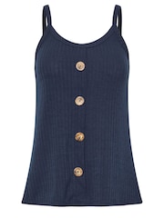 PixieGirl Petite Red Button Down Vest Top 2 Pack - Image 7 of 8