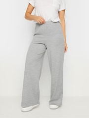 PixieGirl Petite Grey Pinstripe Wide Leg Trousers - Image 2 of 5