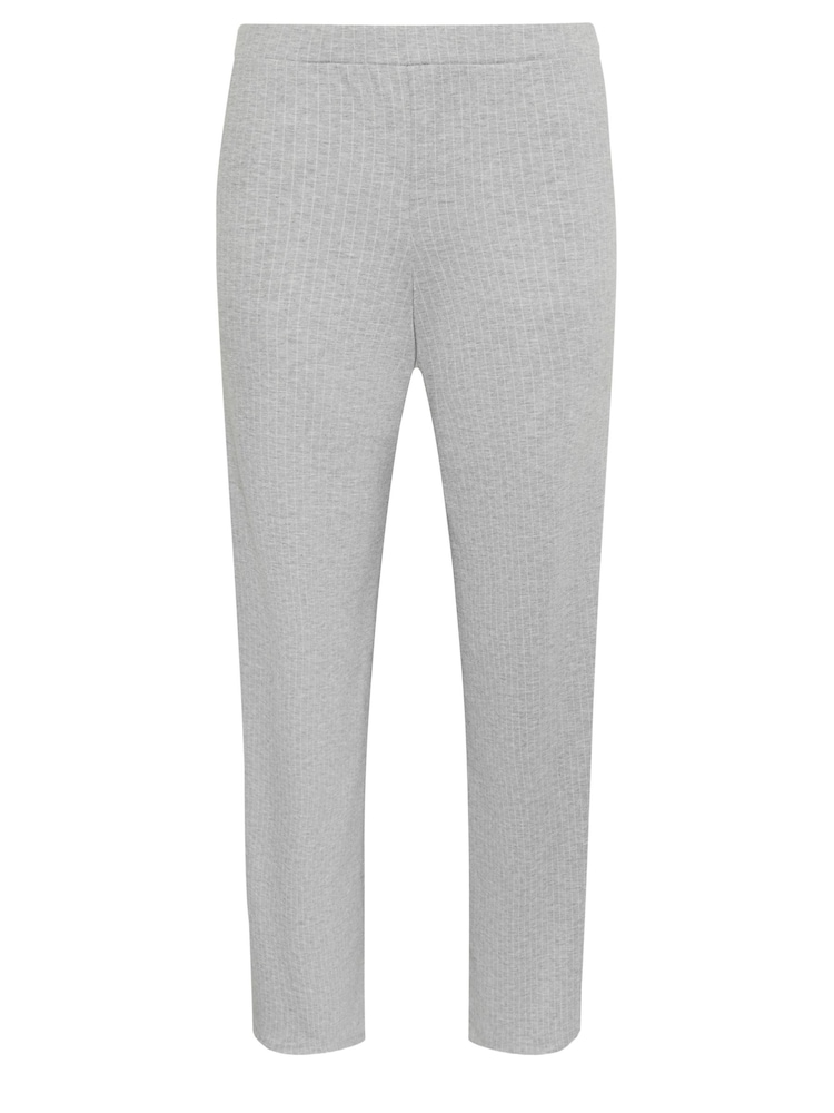 PixieGirl Petite Grey Pinstripe Wide Leg Trousers - Image 5 of 5