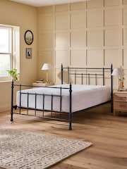Nina Campbell Launay Navy Metal Bed - Image 2 of 5