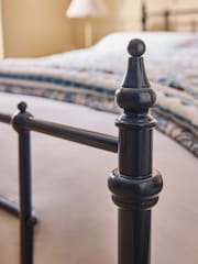 Nina Campbell Launay Navy Metal Bed - Image 3 of 5
