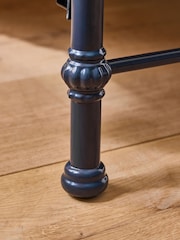 Nina Campbell Launay Navy Metal Bed - Image 4 of 5