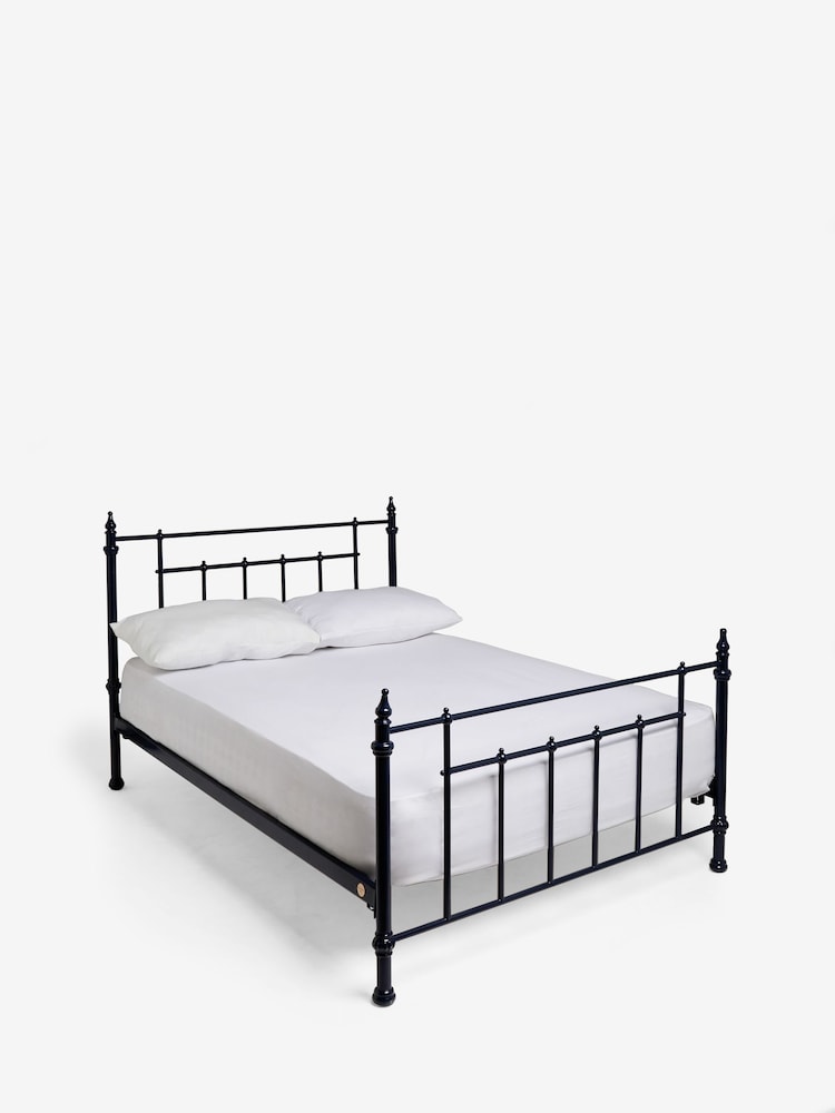 Nina Campbell Launay Navy Metal Bed - Image 5 of 5
