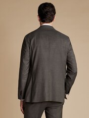 Charles Tyrwhitt Grey Tropical Slim Fit Jacket - Image 2 of 4