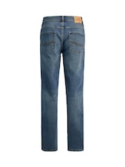 Blau - JACK & JONES Junior Clark Normale Passform Jeans - Bild 8 von 8