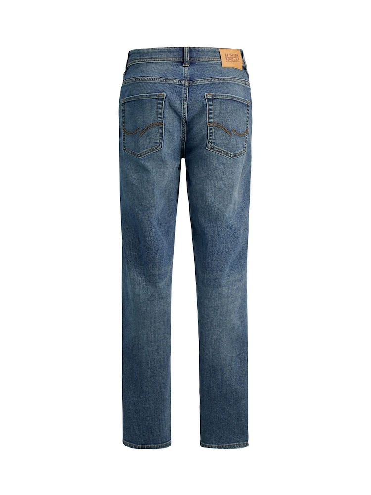 Blau - JACK & JONES Junior Clark Normale Passform Jeans - Bild 8 von 8 Blau - JACK & JONES Junior Clark Normale Passform Jeans - Bild 8 von 8