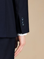 Charles Tyrwhitt Blue Slim Fit Tropical DB Jacket - Image 2 of 3