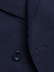 Charles Tyrwhitt Blue Slim Fit Tropical DB Jacket - Image 3 of 3