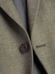 Charles Tyrwhitt Natural Twill Wool Textured Jacket - Image 5 of 5