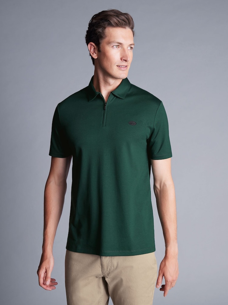 Charles Tyrwhitt Green Short Sleeve 100% Cotton NY Jets Jersey - Image 1 of 6