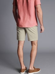 Charles Tyrwhitt Natural Cotton Linen Shorts - Image 2 of 5