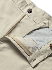 Charles Tyrwhitt Natural Cotton Linen Shorts - Image 5 of 5