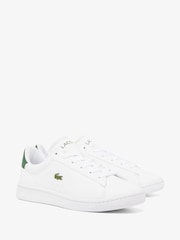 Lacoste Boys Carnaby White Trainers - Image 2 of 6