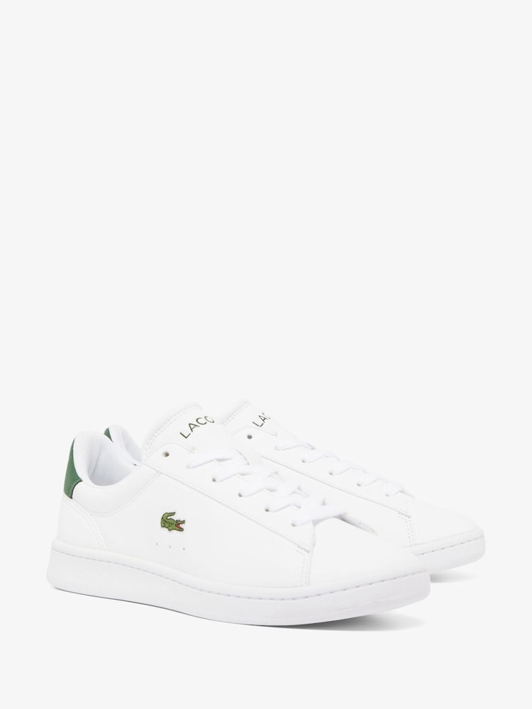 Lacoste Boys Carnaby White Trainers - Image 2 of 6